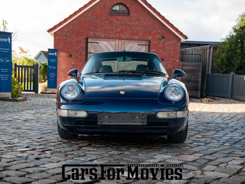 Porsche 911 (993 Targa) 1998 Deutschland Blau Schwarz Zivilfahrzeug Sportwagen Bayern 7495 coupe